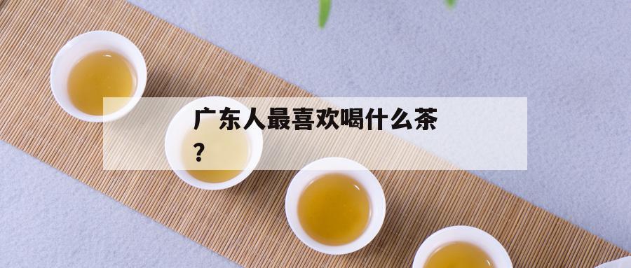 广东人最喜欢喝什么茶？